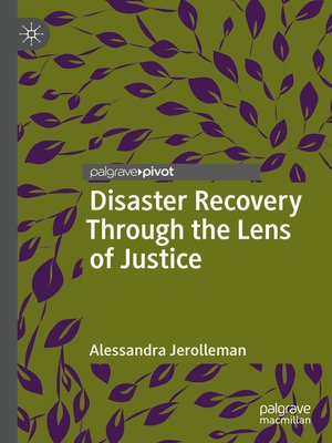 Disaster Recovery Through the Lens of Justice - ebook